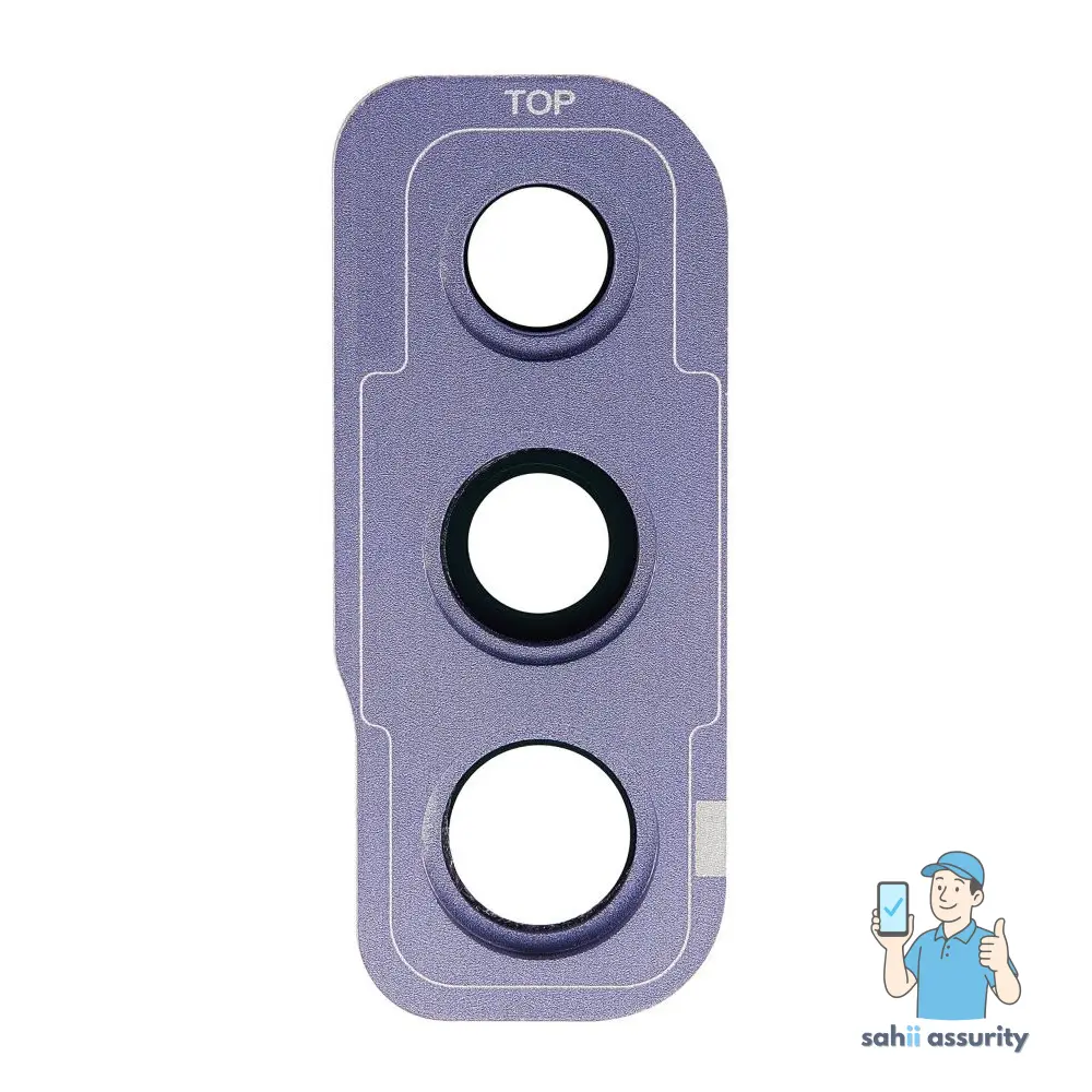 Camera Lens Glass with Frame for Samsung Galaxy A50s Violet thumbnail